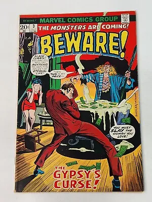 Beware 3 Marvel Comics Supernatural Horror Suspense Bronze Age 1973 • $19.99