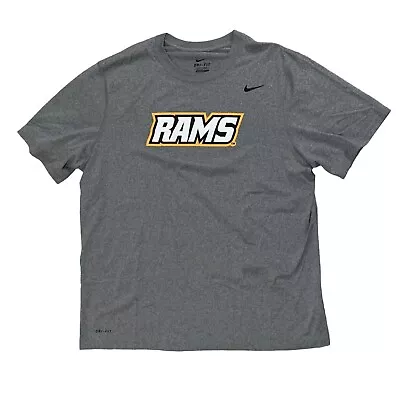 Used Nike Virginia Commonwealth University VCU Rams Havoc Shirt Gray Size XL • $24.99