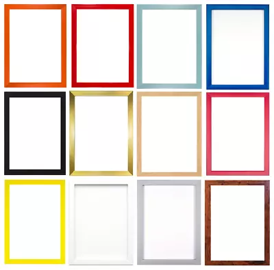 15 Rainbow Colours Modern Range Picture Photo Poster Frame Decor A2 A3 A4 A5   • £5.39