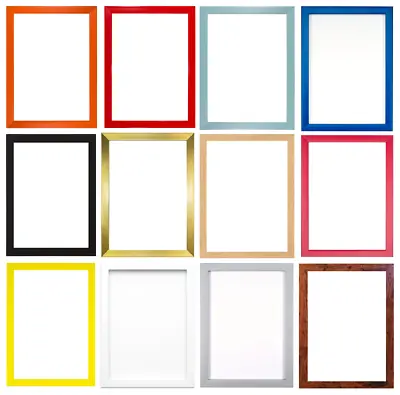 20 Rainbow Colours Modern SQUARE Picture Photo Poster Frame Decor A2 A3 A4 A5   • £3.99