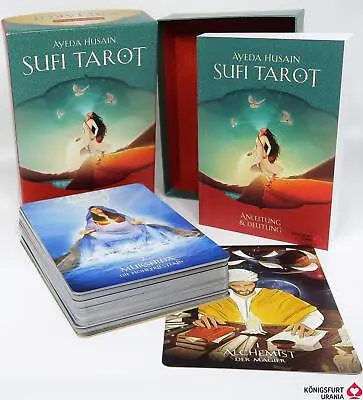 Ayeda Husain Sufi-Tarot - Der Weg Des Herzens: 78 Tarotkarten Mit Anleitung • £19.14