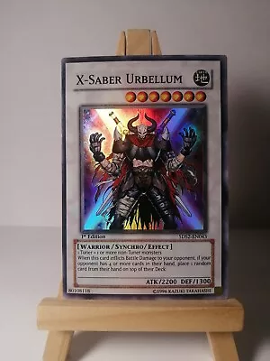 X-Saber Urbellum - 5DS2-EN043 - Super Rare - 1st NM Yugioh • $2.56