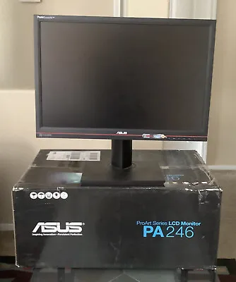 ASUS ProArt PA246Q 24  1920x1200 6ms IPS LCD Monitor 178 View Angle - As Is • $55