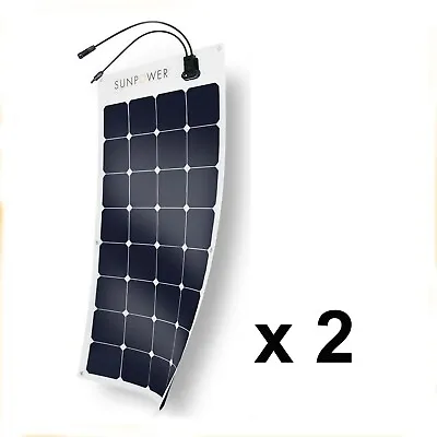 200W Flexible Authentic SunPower Solar Panel Great For Marine RV And Camping*** • $236