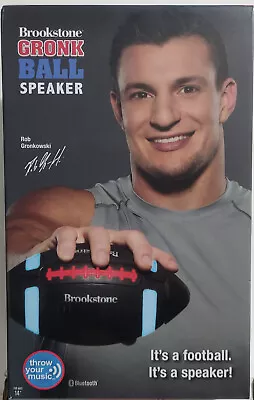 Brookstone Gronk Ball - Wireless Bluetooth Speaker & Light Up Football • $75