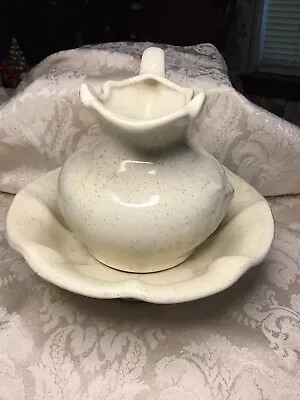 Cream Colored McCoy Pitcher And Bowl • $20