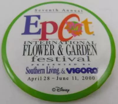 Disney Epcot Food & Wine Festival 2000 Pin Button • $6.95