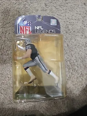 Howie Long Oakland Raiders McFarlane 2008 NFL Legends Raiders Football Card Flag • $40.99