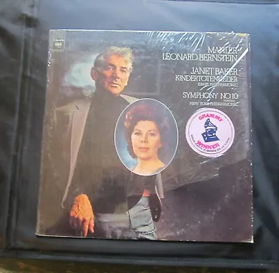 Mahler Symphony No. 10 & Kindertotenlieder Bernstein &L Baker Columbia M 33532 • $12