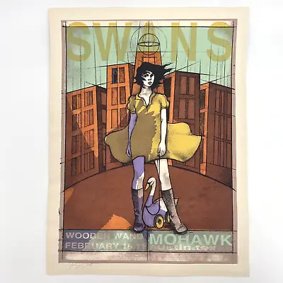 2011 Swans Wooden Wand Mohawk Austin Texas Poster 24”x18” Michael Gira Young God • $99.99