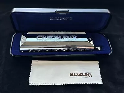 SUZUKI SCX-56 Chromatic Harmonica Standard Model 14 Hole 56 Sound New • $167.90