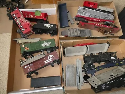 BIG Lot Of Vintage O Scale Lionel Freight Car Bodies Chassis & Parts #2 • $29.99