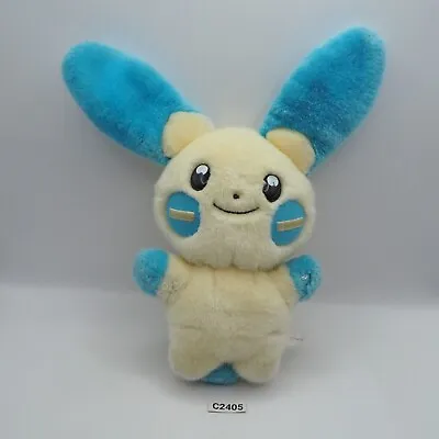 Minun C2405  Pokemon Fuzzy Tomy Plush 8  Stuffed Toy Doll Japan Plusle • $17.88