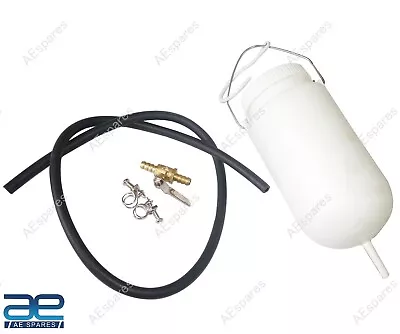 Motorcycle 1 Litre Auxiliary Fuel Tank & Carb Balancing Tool ECs • $28.89