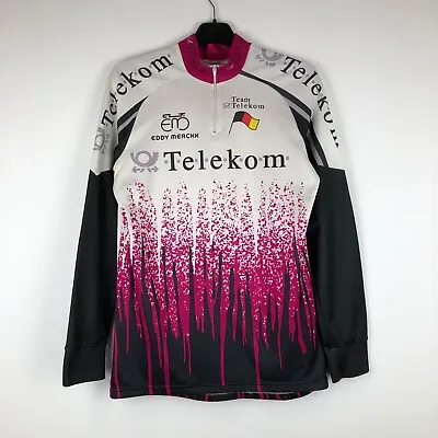 Vintage Tekekom Team Cycling Jersey Eddy Merckx Shirt Trikot Long Sleeve Rare • $35