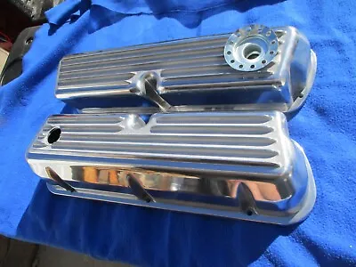 Ford Mustang Truck Fairlane Galaxie  289 302 351 W Aluminum Finned Valve Covers • $150