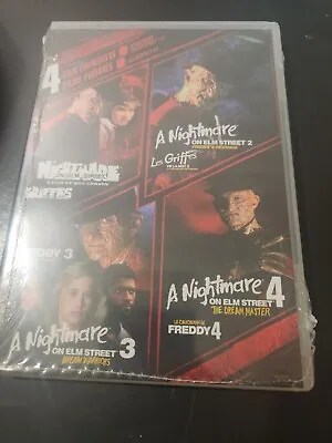 4 Film Favorites: A Nightmare On Elm Street 1-4 (DVD Canadian) • $7.95