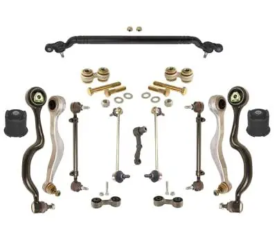 Lemforder 16-Piece Suspension Control Arm Kit For BMW E34 525i 530i 535i 540i M5 • $563.95