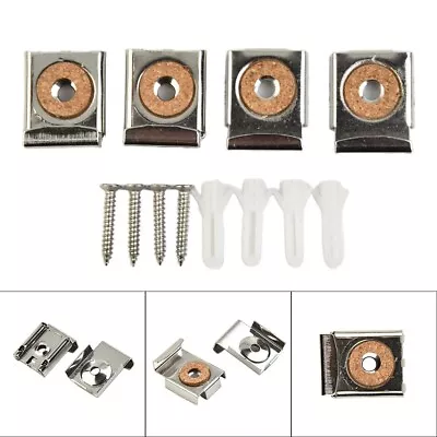 Heat-resisted Spring Loaded Clips Ridged Clips 4-6mm Range 4pcs Adjustable • £8.65