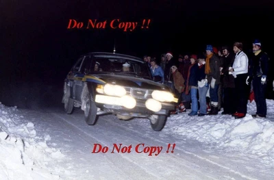 £4 • Buy Stig Blomqvist & Bjorn Cederberg Saab 99 Turbo Swedish Rally 1979 Photograph 2