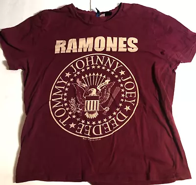 Ramones Logo T Shirt  XXL Cranberry Colored • $17.99