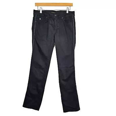 Vertigo Mid Rise Embellished Pocket Black Boot Cut Denim Jeans Women's 31 • $28