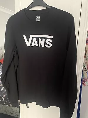 Vans Ladies New Black Long Sleeved Top Size XXL • £3.20