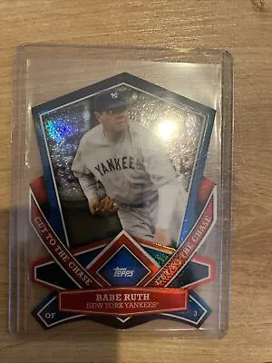 Babe Ruth 2013 Topps Cut To The Chase Die Cut Sp Card New York Yankees • $2