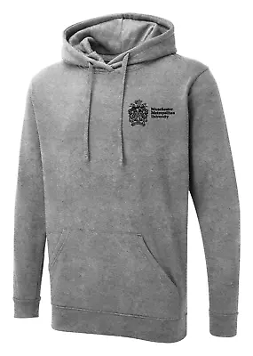 Manchester Metropolitan University Hoodie Hooded  Sweatshirt Hoody Navy Grey • £18.99