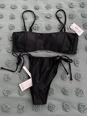 Tigerlily Black Swimwear Bikini Set Size XS RRP $98 • $55