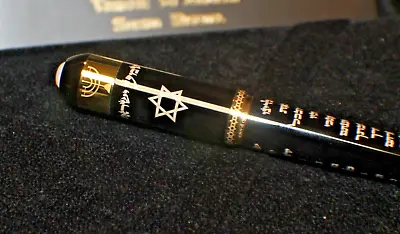 Le #201/1000  Tibaldi Tribute To Judaism Shema Yisrael Fountain Pen Nib18 Kt M • $1500