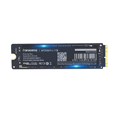 1TB Mac SSD For Apple MacBook Air 2013-2015 MacBook Pro 2013-2016 Mac Mini 2014  • $79.99