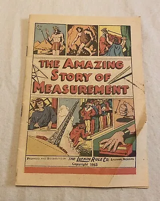 Vntg 1963 The Amazing Story Of Measurement Lufkin Rule Company Comic Book • $13