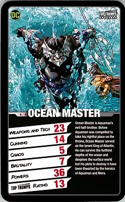 ✺New✺ 2017 DC COMICS SUPER-VILLIANS Card OCEAN MASTER • $3.99