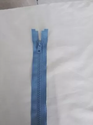 55cm Light Blue Open Ended Zip  • £3