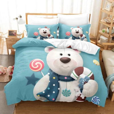£28.60 • Buy Quilt/Doona/Duvet Cover Set Single/Double/Queen/King Size Bed Pillow Cases