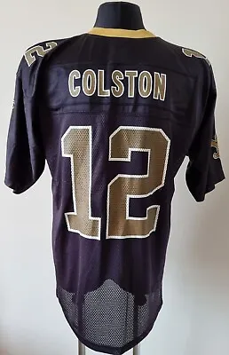 NFL New Orleans Saints Football Reebok Jersey #12 Colston Size Large • $90