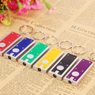 1X  Mini Flashlights Light LED Torch Keychains Portable Key Ring USHOT • $1.23