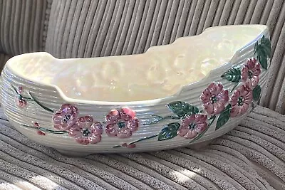 Maling Lustre Ware Cherry Apple Pink Blossom Bowl • £0.99