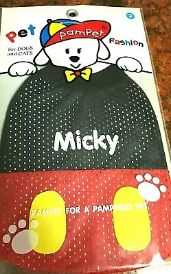 MICKEY MOUSE DOG COSTUME PET COSTUME Halloween Costume  Dog Shirt • $7.80