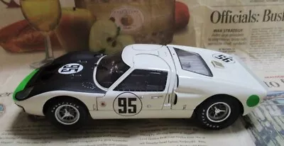 Vintage EXOTO 1/18 1966 Ford GT40 MKII Holman & Moody Daytona 24h 2001 #95 • $558.54