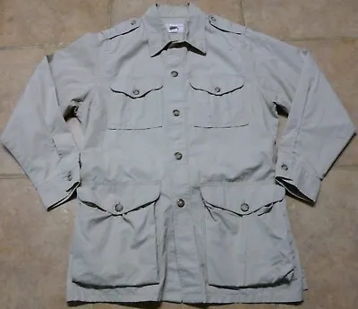 C. C. Filson Safari Khaki Shirt-Jaket Men’s Size 42 Belted 4 Pocket Made In USA • $79