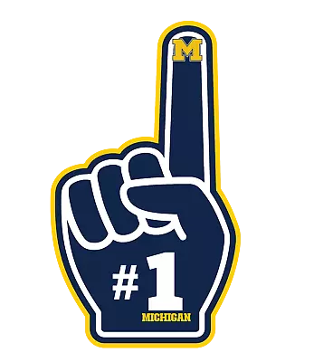 University Of Michigan Vinyl Sticker/Decal -NCAA -College Football -Wolverines • $3.25