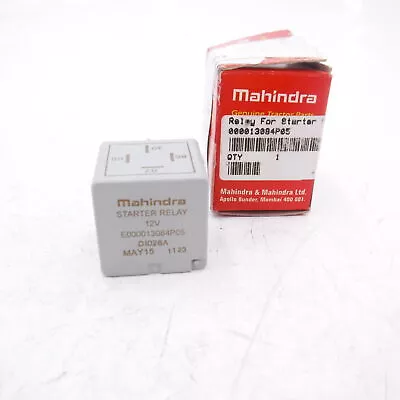 Genuine Mahindra Tractor Starter Relay E00013084P05 For 4450 585 • $20.99