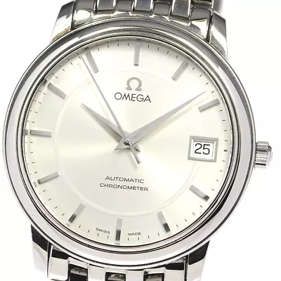 OMEGA De Ville Prestige 4500.31 Date Silver Dial Automatic Men's Watch_793517 • $975.80