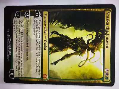 $6.70 • Buy VRASKA THE UNSEEN Return To Ravnica MTG Gold Planeswalker MYTHIC RARE See Image
