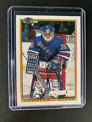 1990-91 Bowman #218 Mike Richter Rookie RC Rookie - NM+ • $1.99