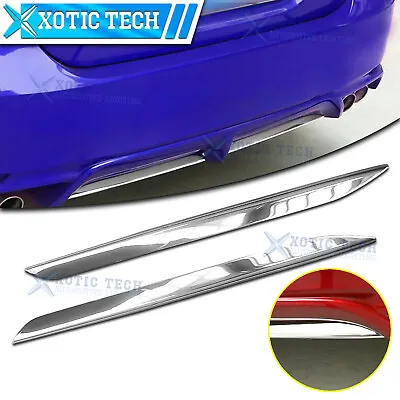 2X Stainless Chrome Rear Bumper Lower Lip Trim For Toyota Camry SE XSE 2018-2024 • $19.89