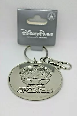 Disney Parks EPCOT 35th Anniversary Spaceship Earth Lanyard Medal Keychain NEW • $10.99