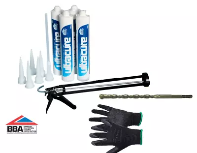 ULTRACURE Damp Proof Cream Kit (4 X 380ml Kit) | DPC Course Injection Treatment  • £44.30